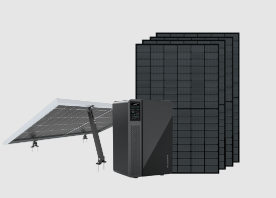 Balkonkraftwerk mit Solarmodulen